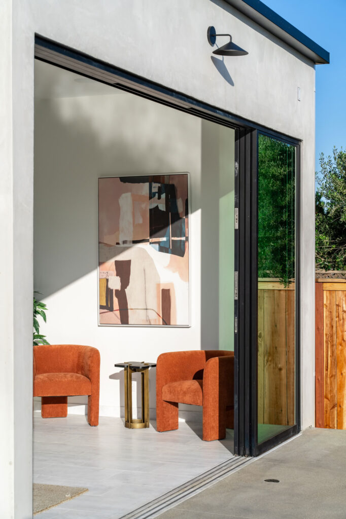 Entry to ADU game room in La Jolla, built by Townsgate Construction