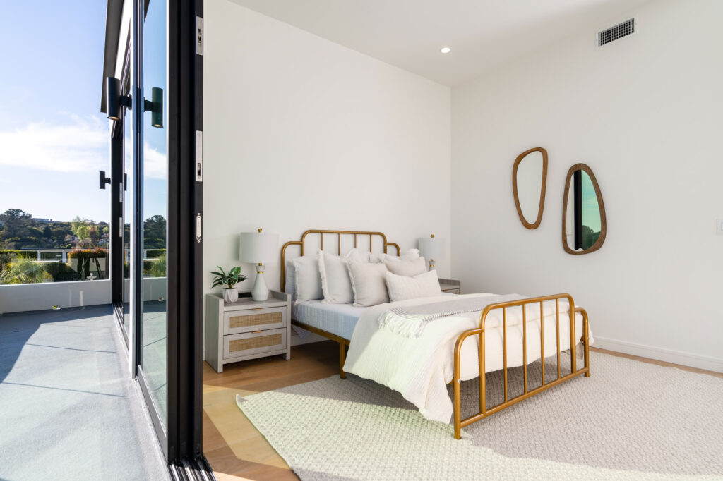 Third bedroom of a custom home in San Diego built by Townsgate Construction